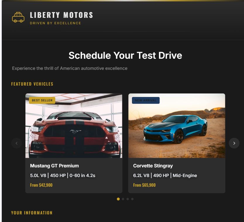 Schedule Your Test Drive on Umbraco