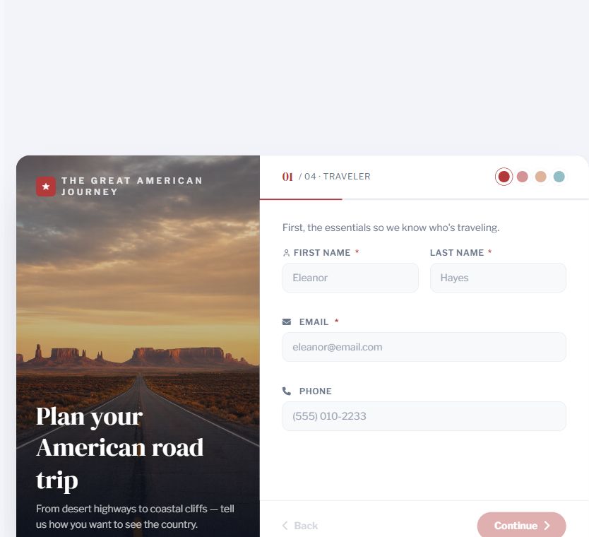 The Great American Journey on Umbraco