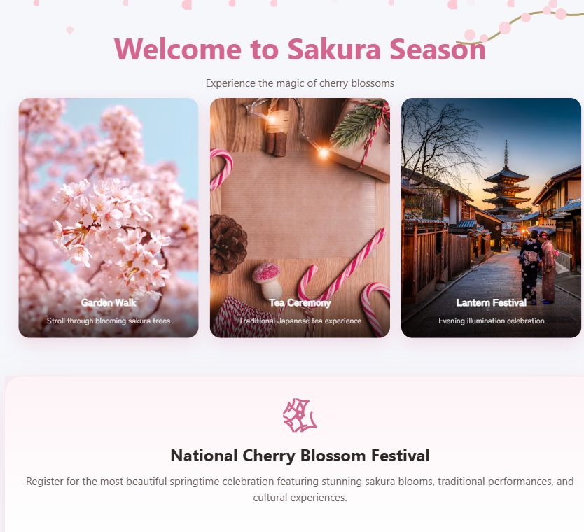 National Cherry Blossom Festival on Umbraco