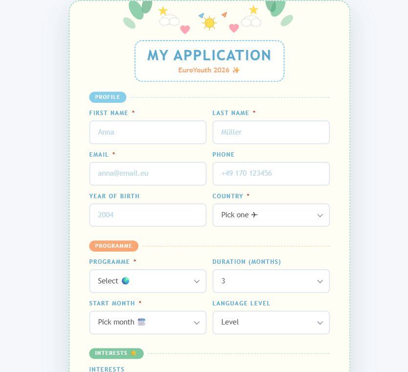 Kawaii Diary Application on Umbraco
