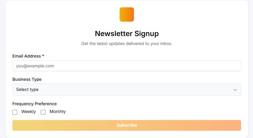 Newsletter Signup on Umbraco
