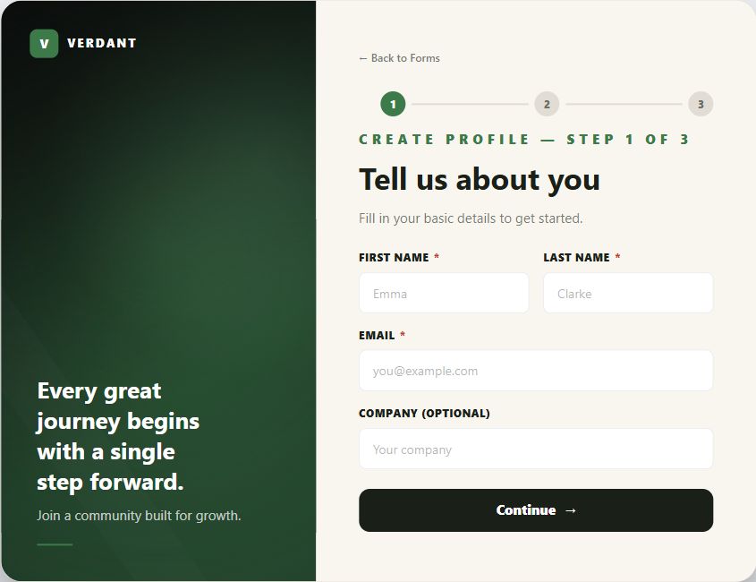 Verdant Member Registration on Umbraco